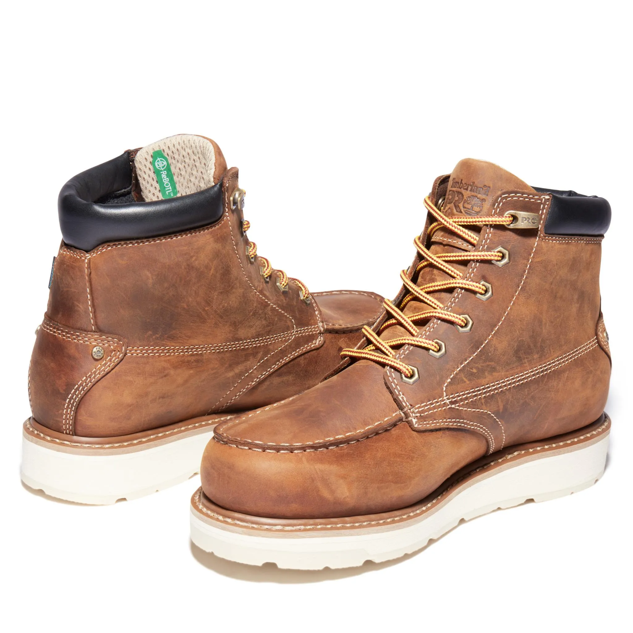 Gridworks 6 Inch Alloy-Toe Waterproof Work Boot Brown