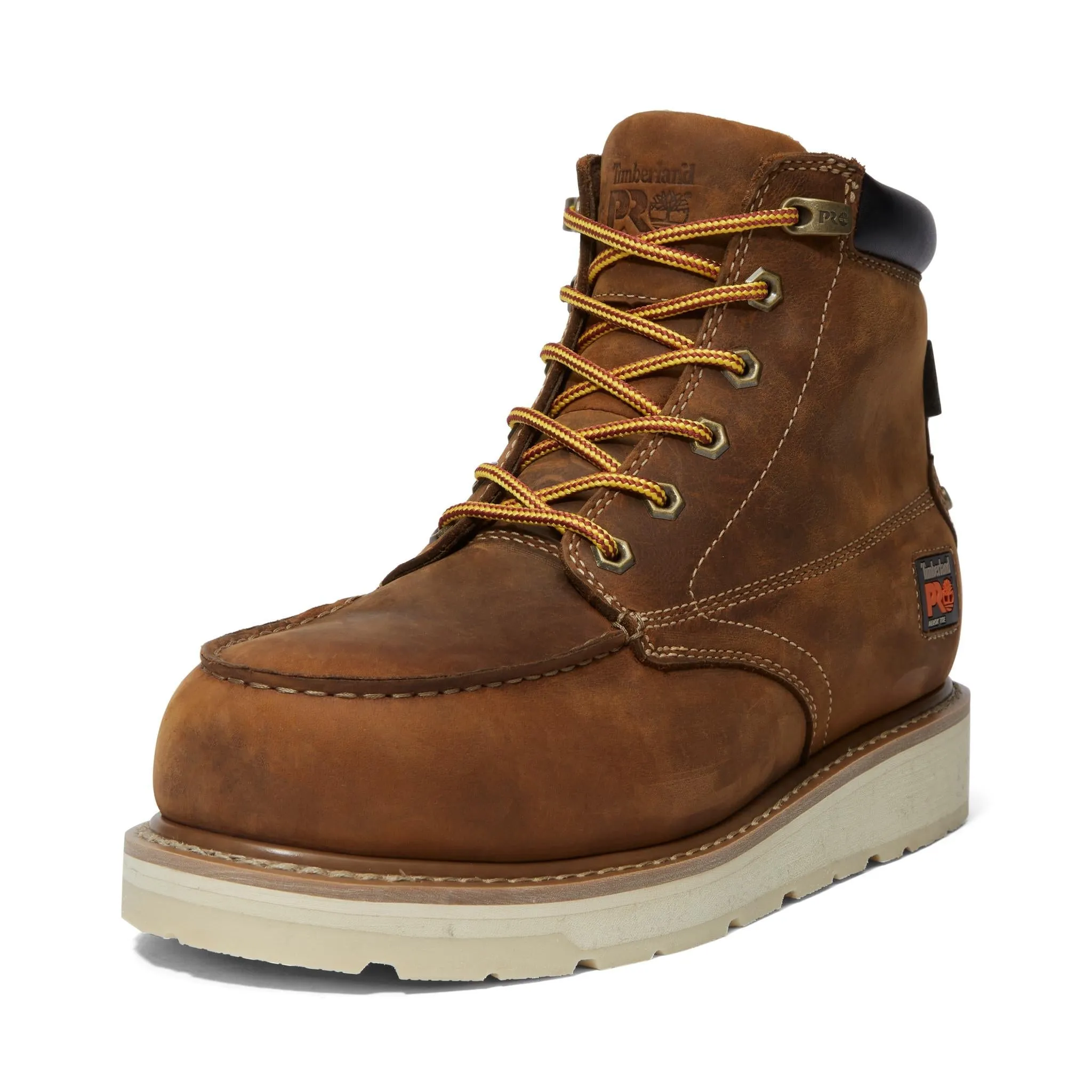 Gridworks 6 Inch Alloy-Toe Waterproof Work Boot Brown