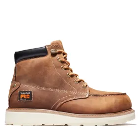 Gridworks 6 Inch Alloy-Toe Waterproof Work Boot Brown