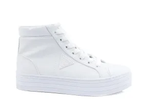 GUESS Sneaker Hi Pelle White FL5BS3ELE12