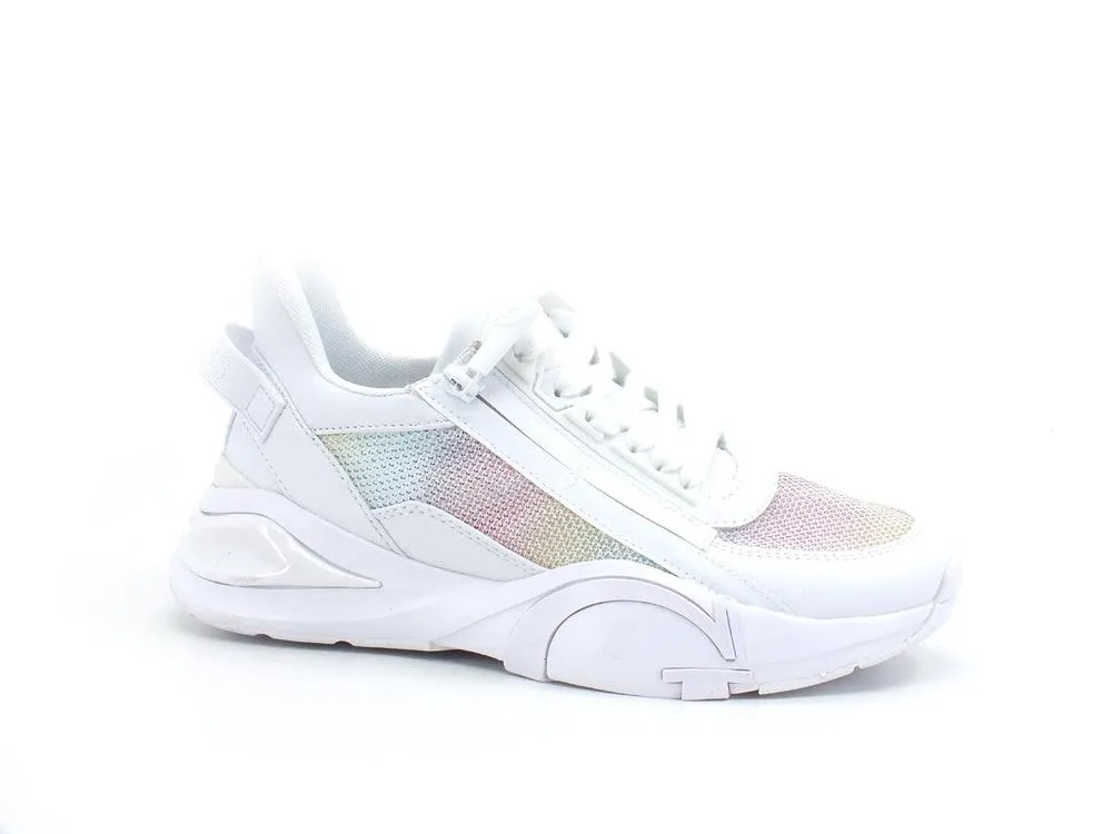 GUESS Sneaker Nylon Multicolor White FL6B2LELE12