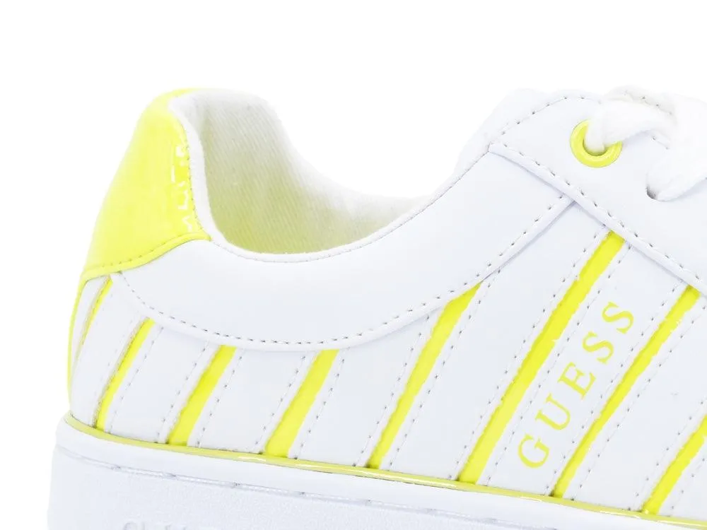 GUESS Sneaker White Yellow FL5BOLELE12