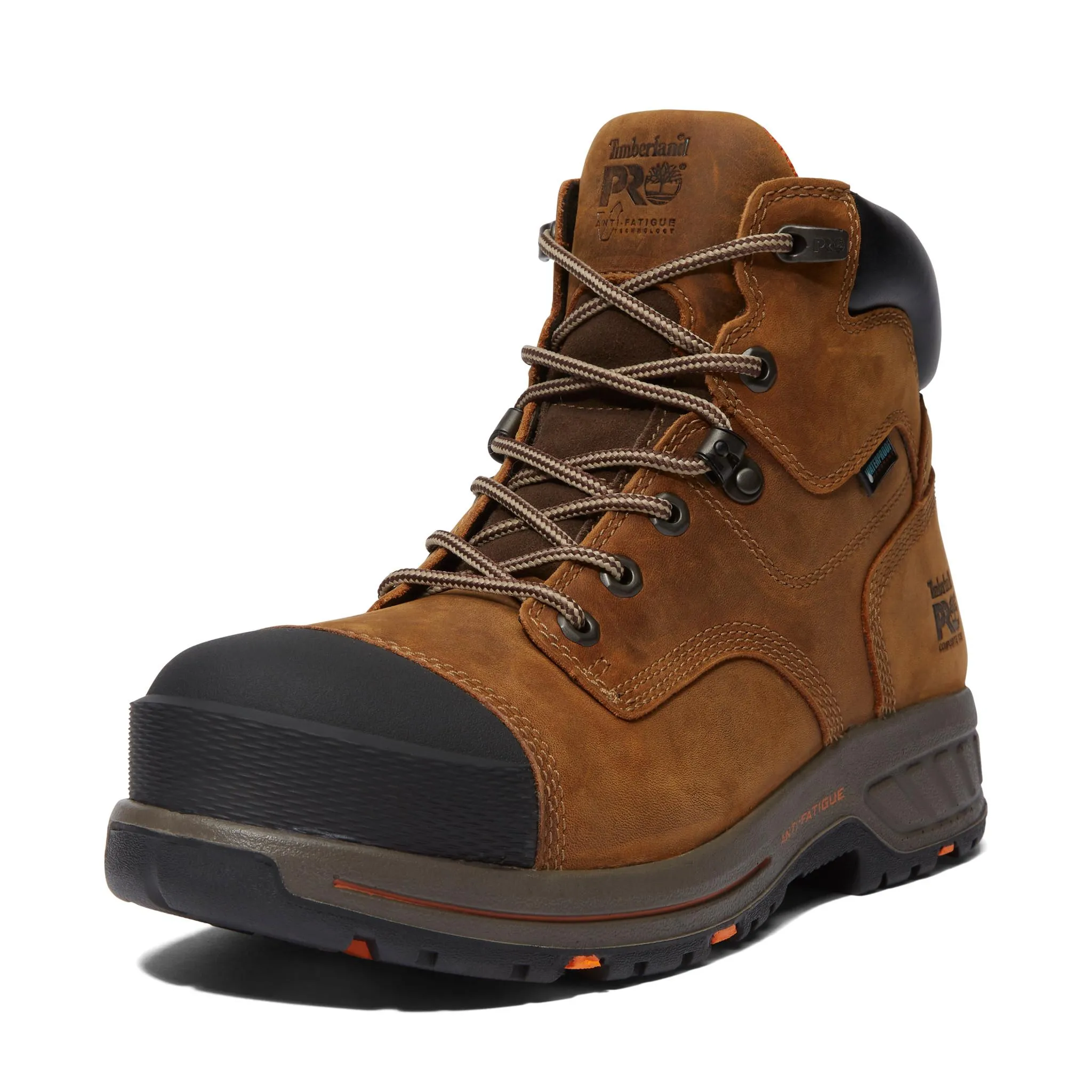 Helix HD 6 Inch Composite-Toe Waterproof Work Boot Brown