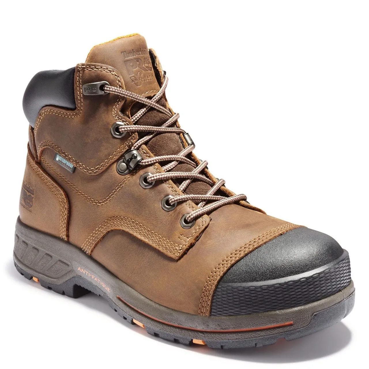 Helix HD 6 Inch Composite-Toe Waterproof Work Boot Brown