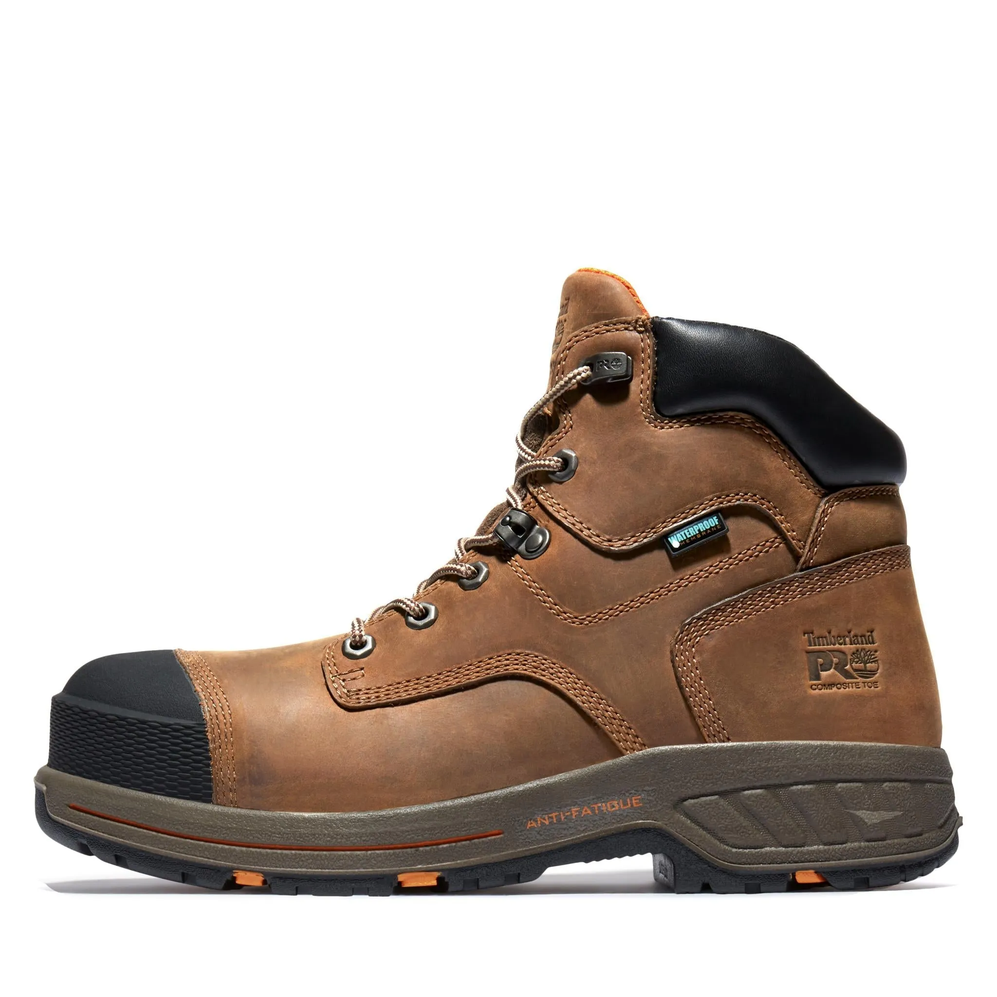 Helix HD 6 Inch Composite-Toe Waterproof Work Boot Brown