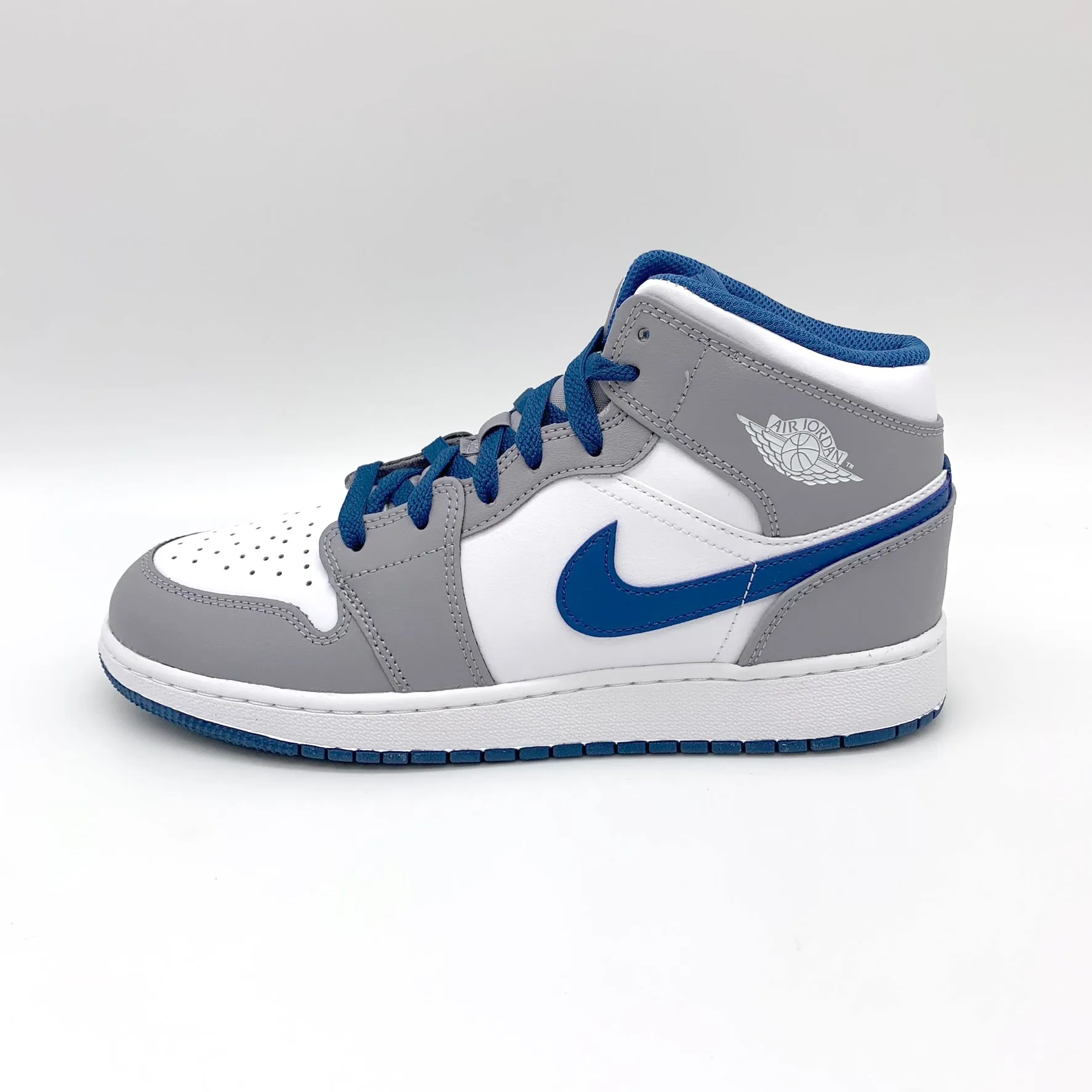 Jordan 1 Mid True Blue Cement