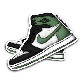 Jordan 1 "Clay Green" Sneaker Sticker