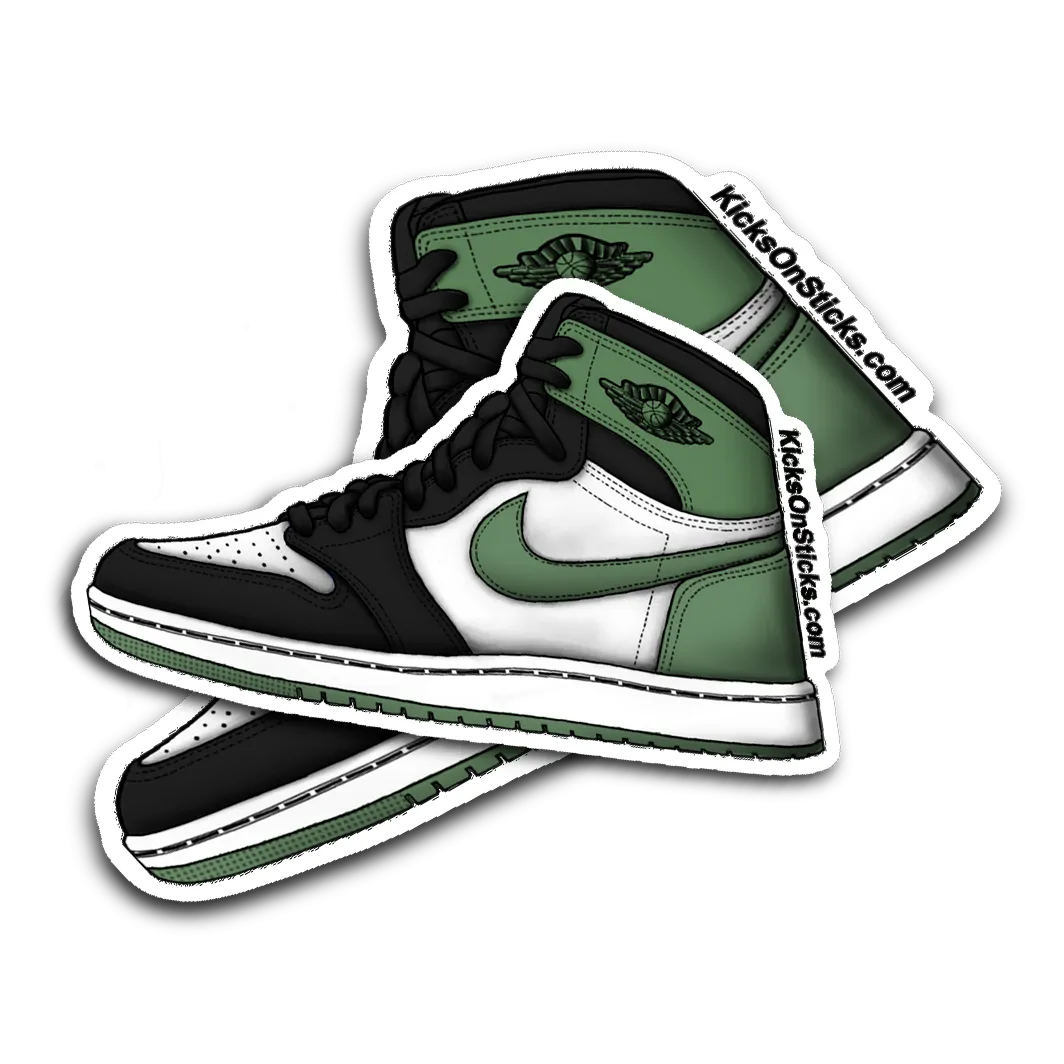 Jordan 1 "Clay Green" Sneaker Sticker