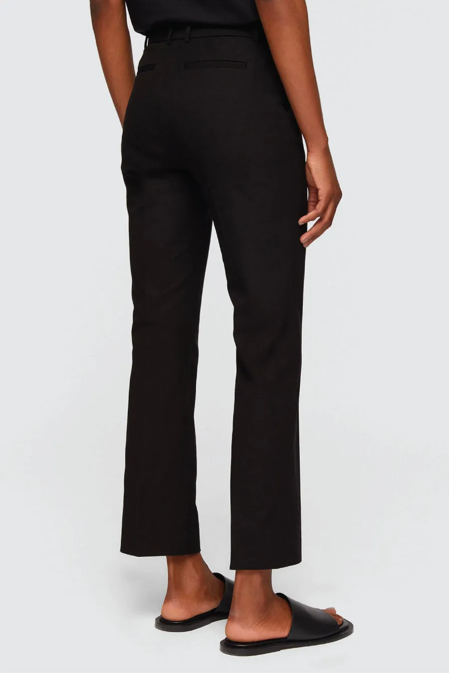 Joseph Gabardine Stretch Coleman Pant - Black