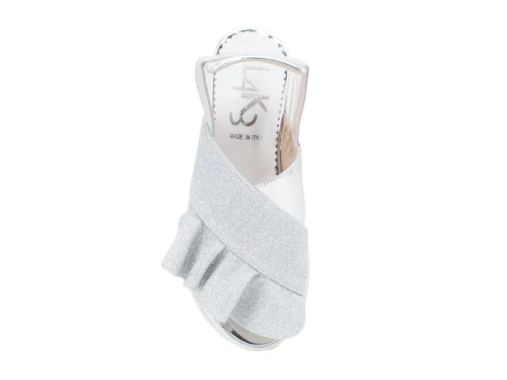 L4K3 Sandal Notturno Silver B35-SAN