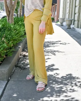 Lemongrass Textured Pants