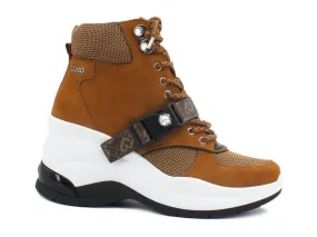 LIU JO Karlie Revolution 15 Sneakers Zeppa Tabacco Brown BF0051PX002