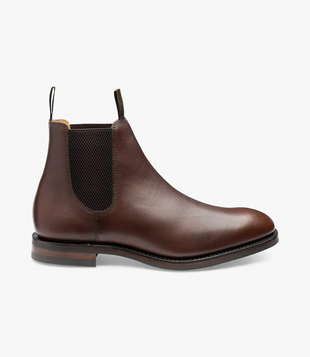 LOAKE Chastworth Boot - Dark Brown Waxy