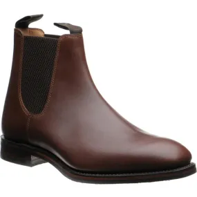 LOAKE Chatsworth Chelsea boot- Brown Waxy calf