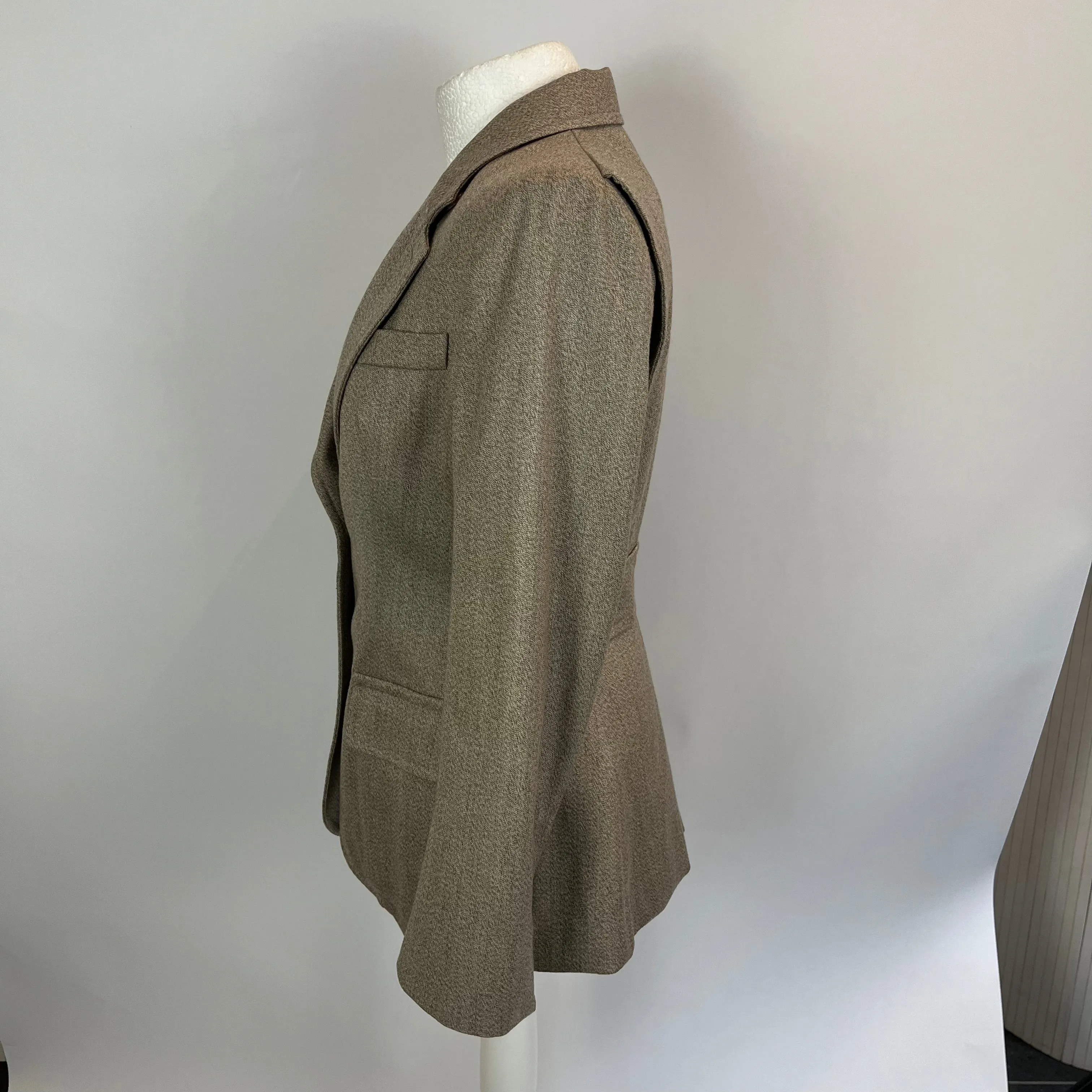 Loro Piana £3000 Beige Marl Cashmere Jacket M