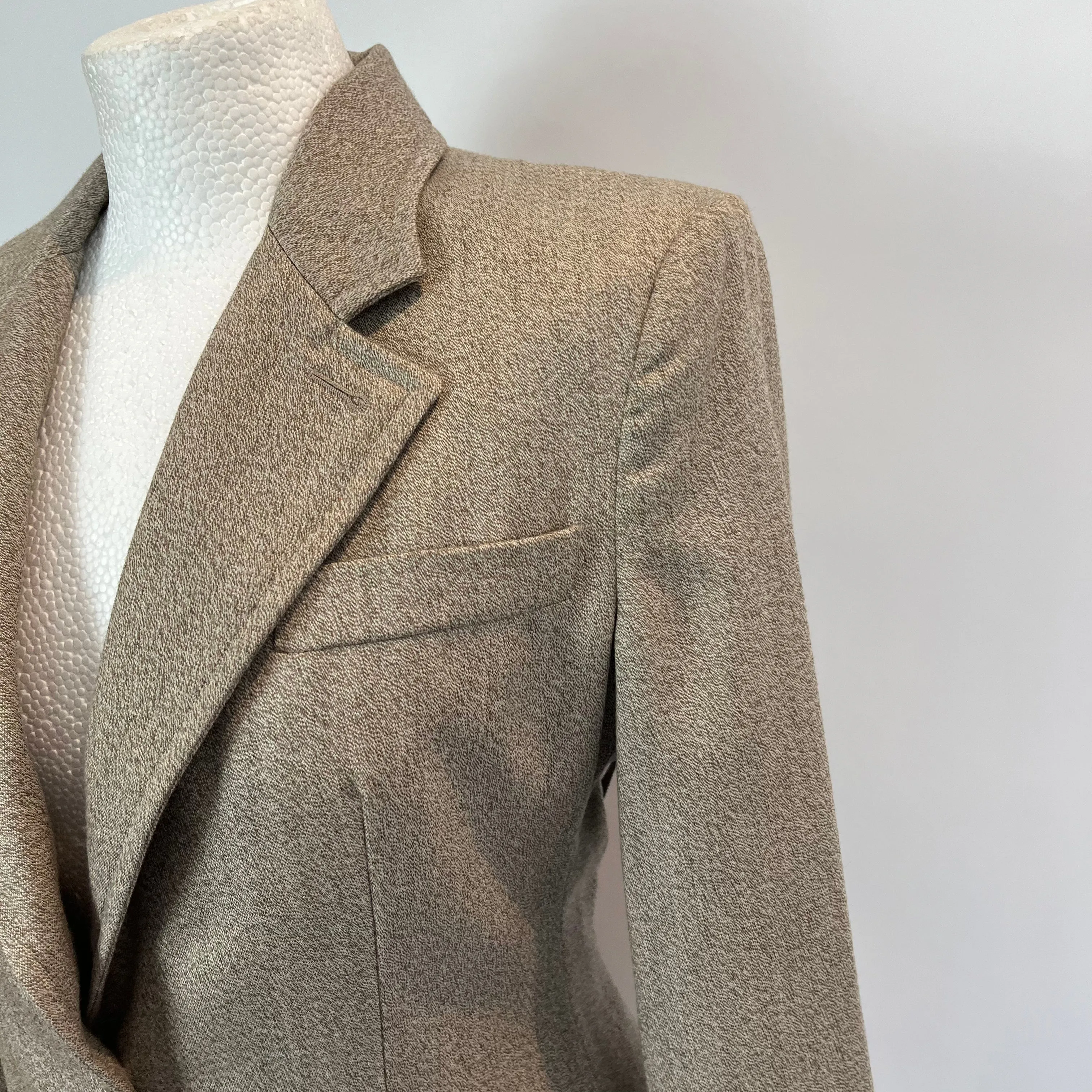 Loro Piana £3000 Beige Marl Cashmere Jacket M