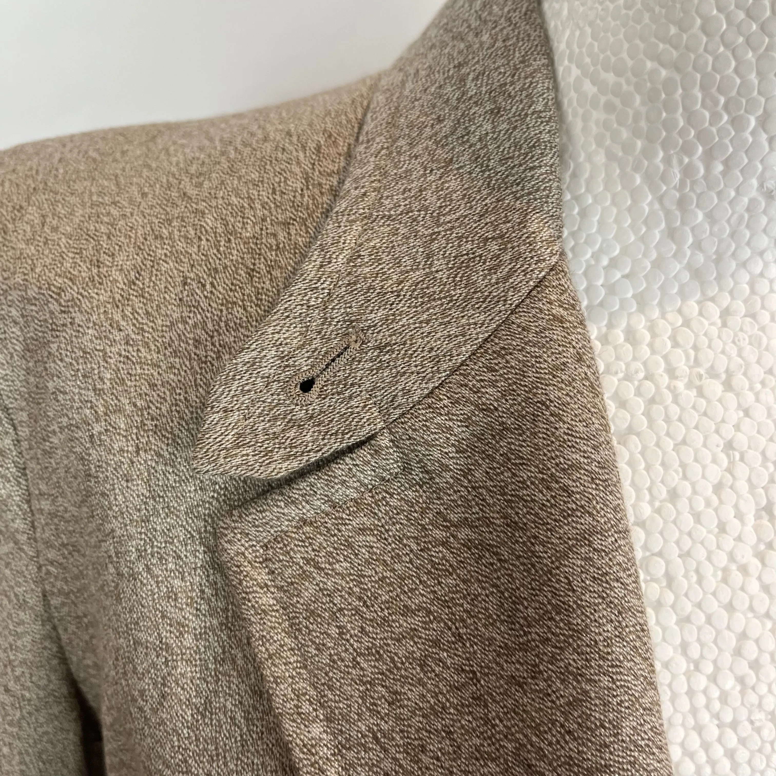 Loro Piana £3000 Beige Marl Cashmere Jacket M