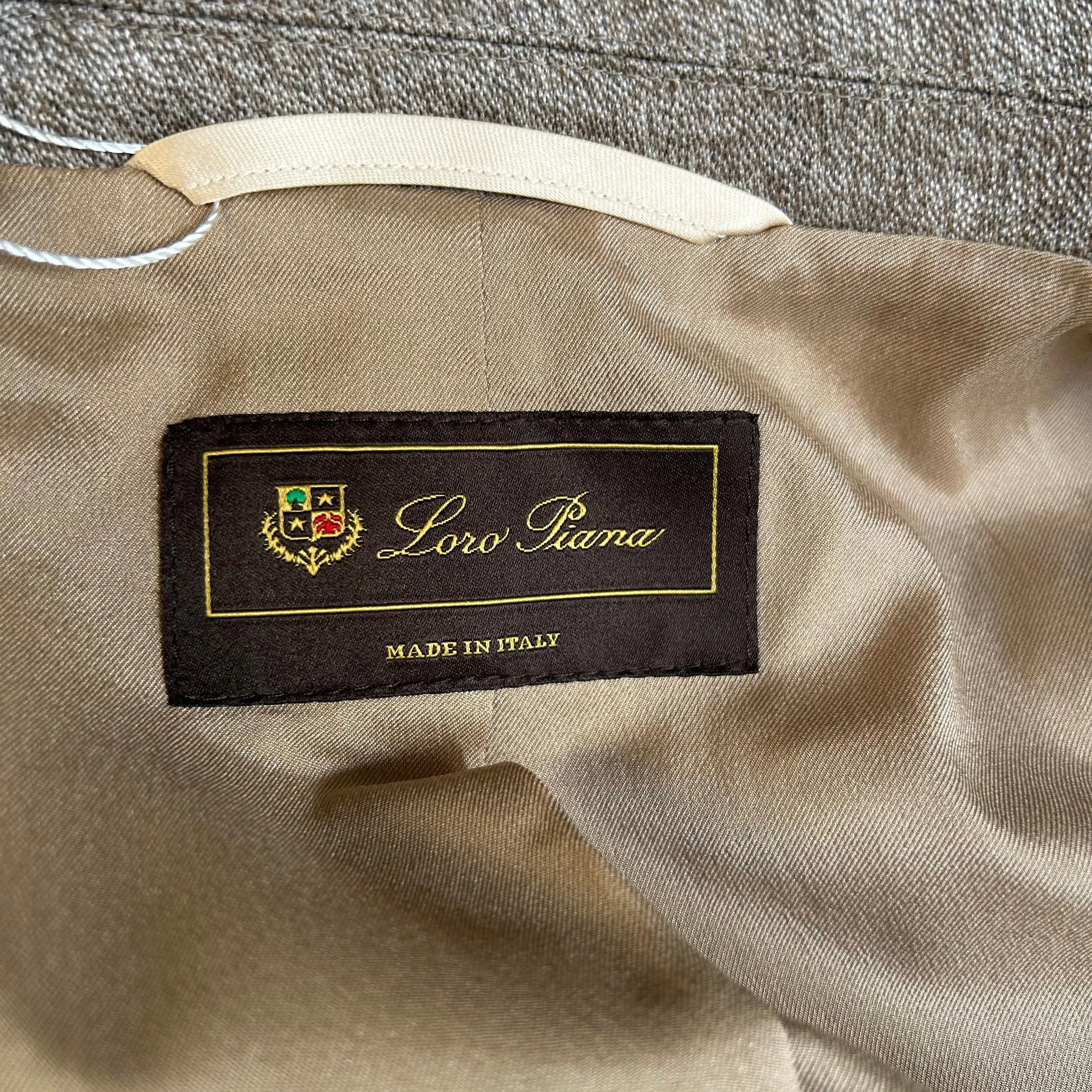 Loro Piana £3000 Beige Marl Cashmere Jacket M