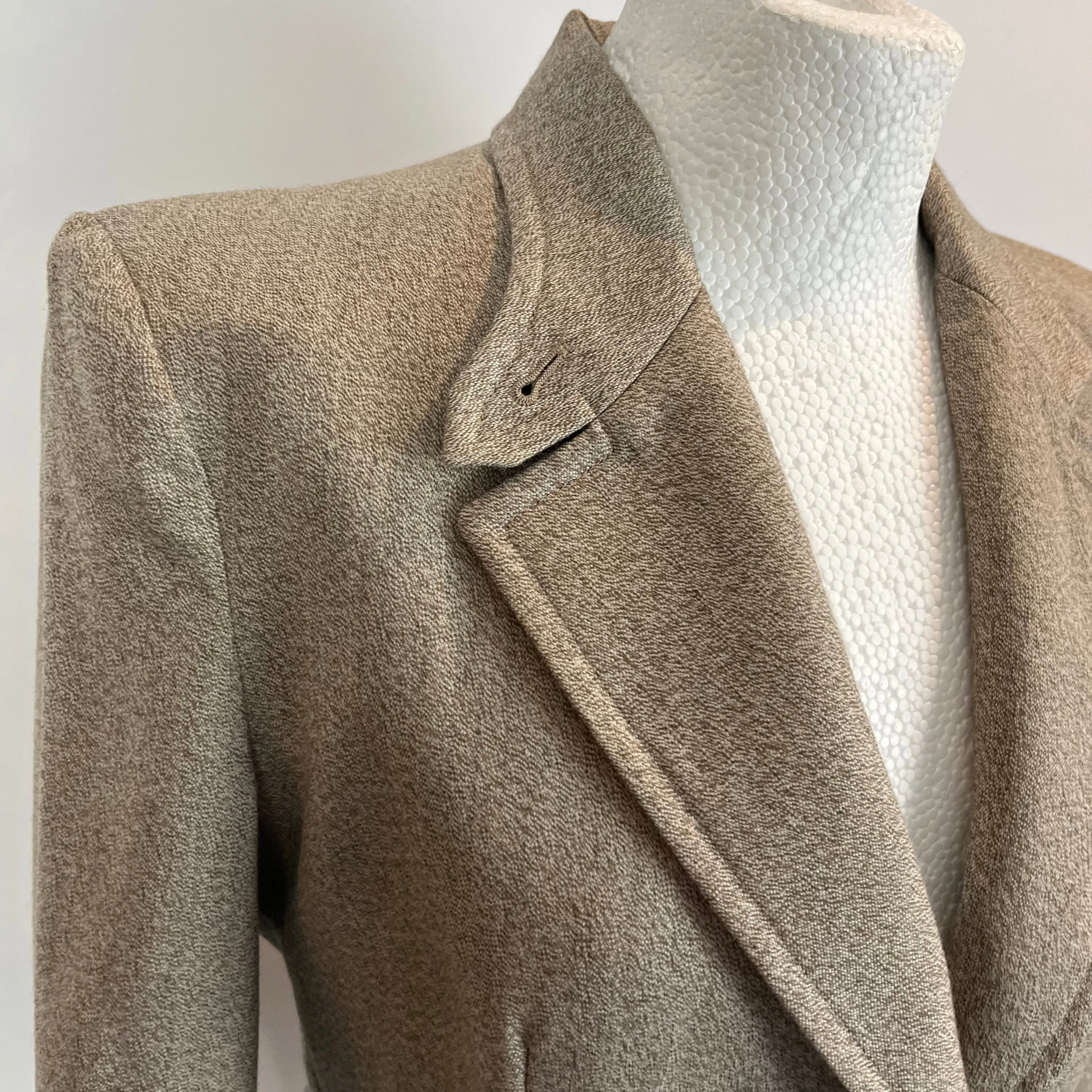 Loro Piana £3000 Beige Marl Cashmere Jacket M