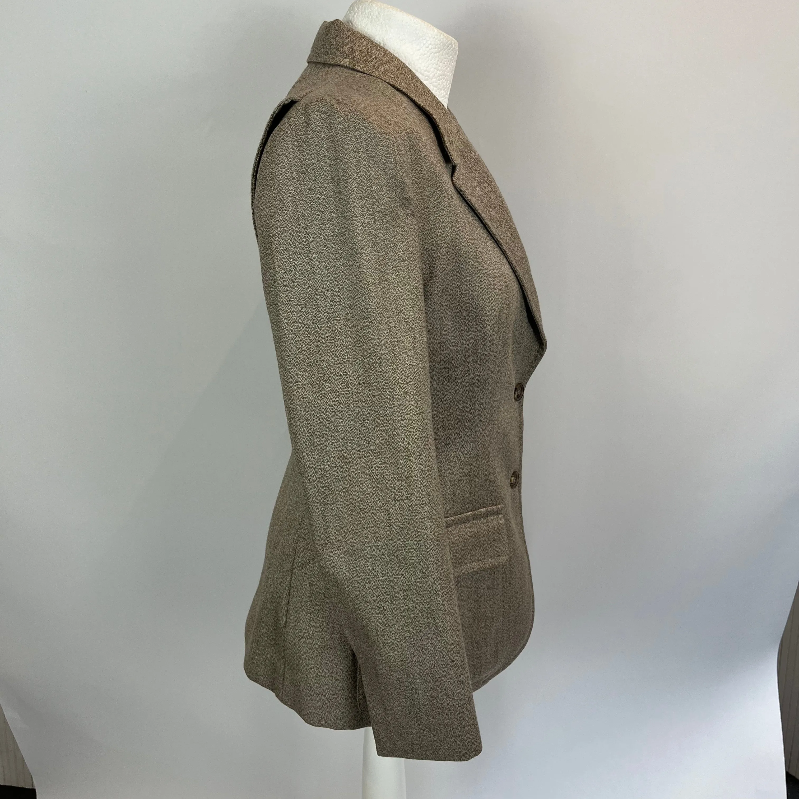 Loro Piana £3000 Beige Marl Cashmere Jacket M