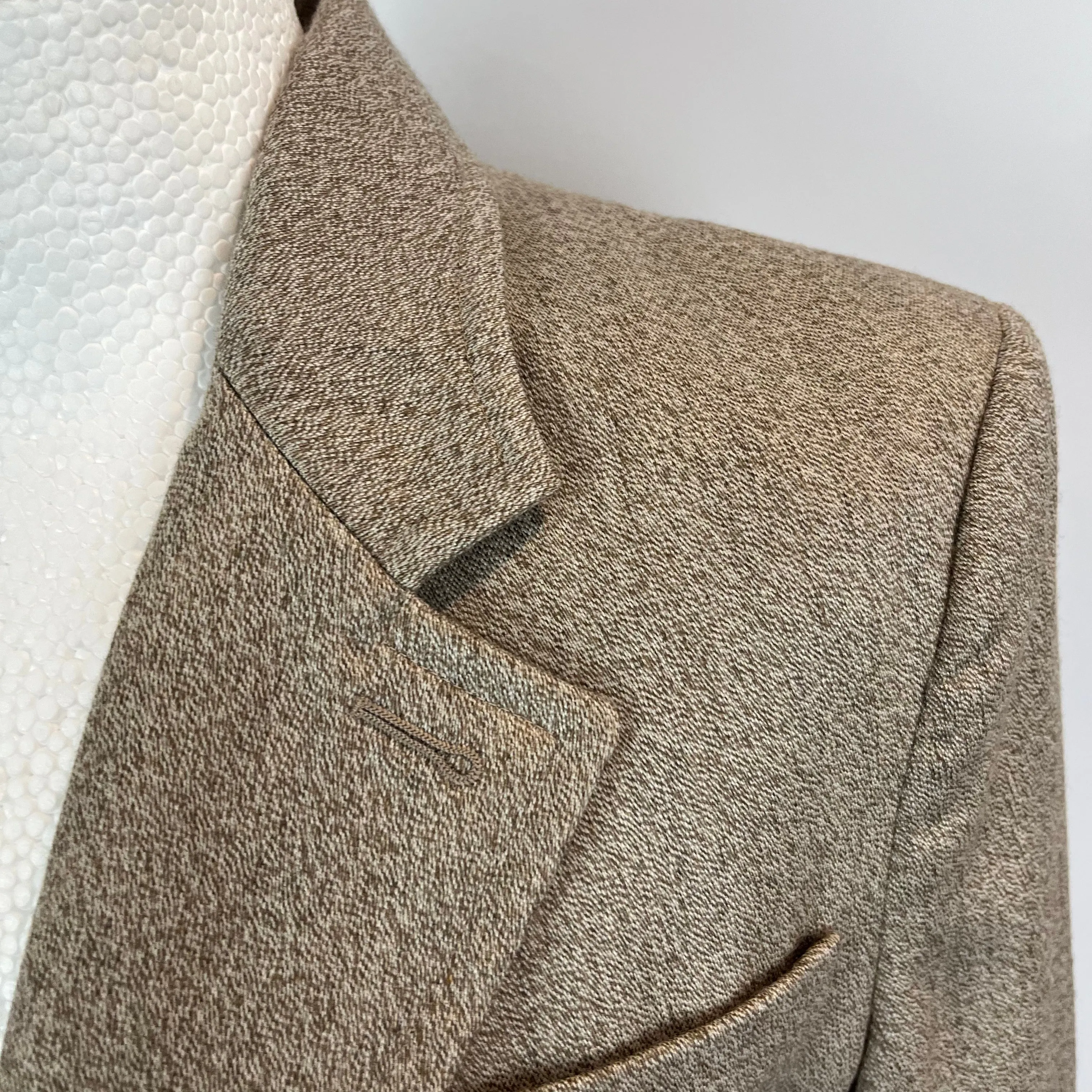 Loro Piana £3000 Beige Marl Cashmere Jacket M