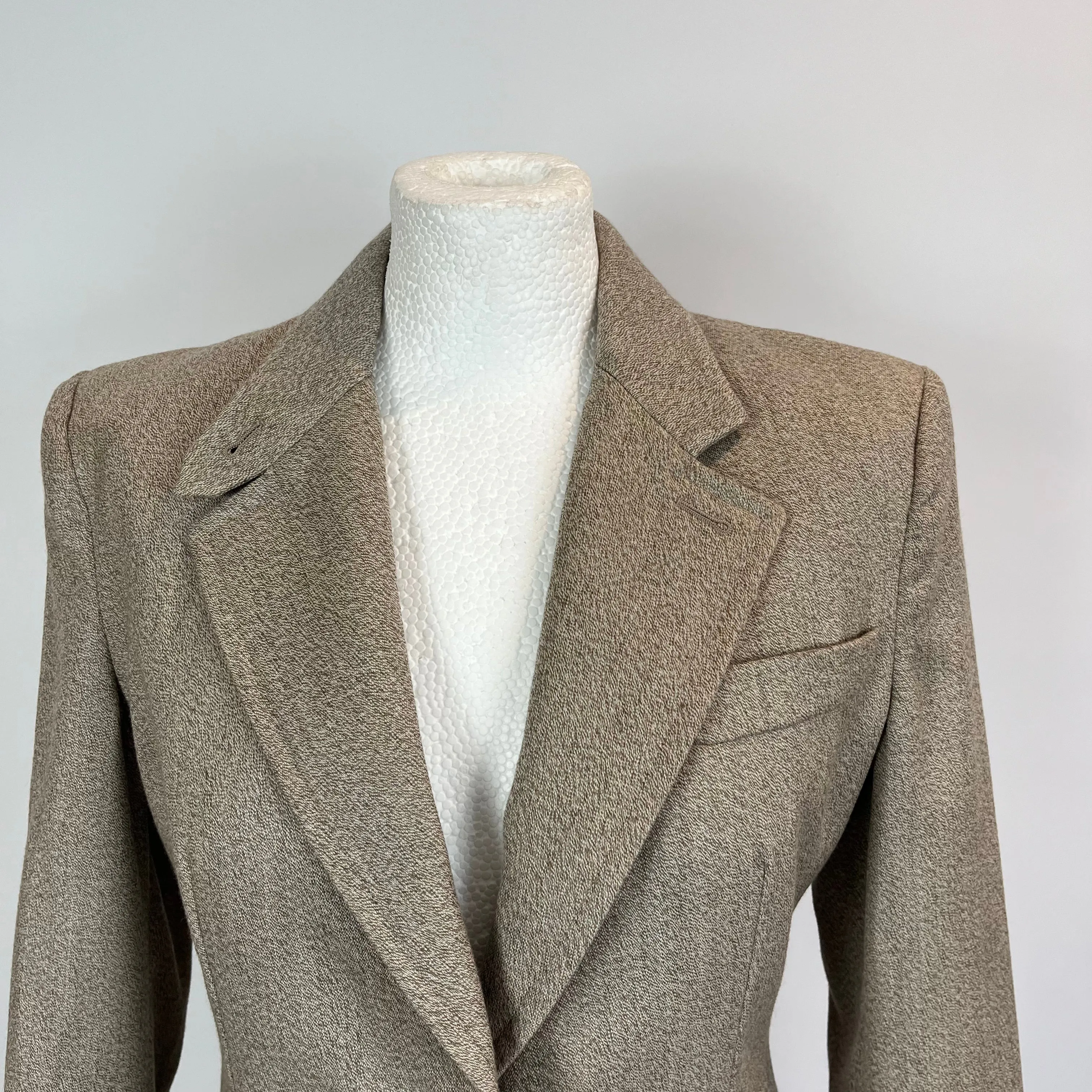 Loro Piana £3000 Beige Marl Cashmere Jacket M