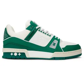 Louis Vuitton LV Trainer White Green Sneaker