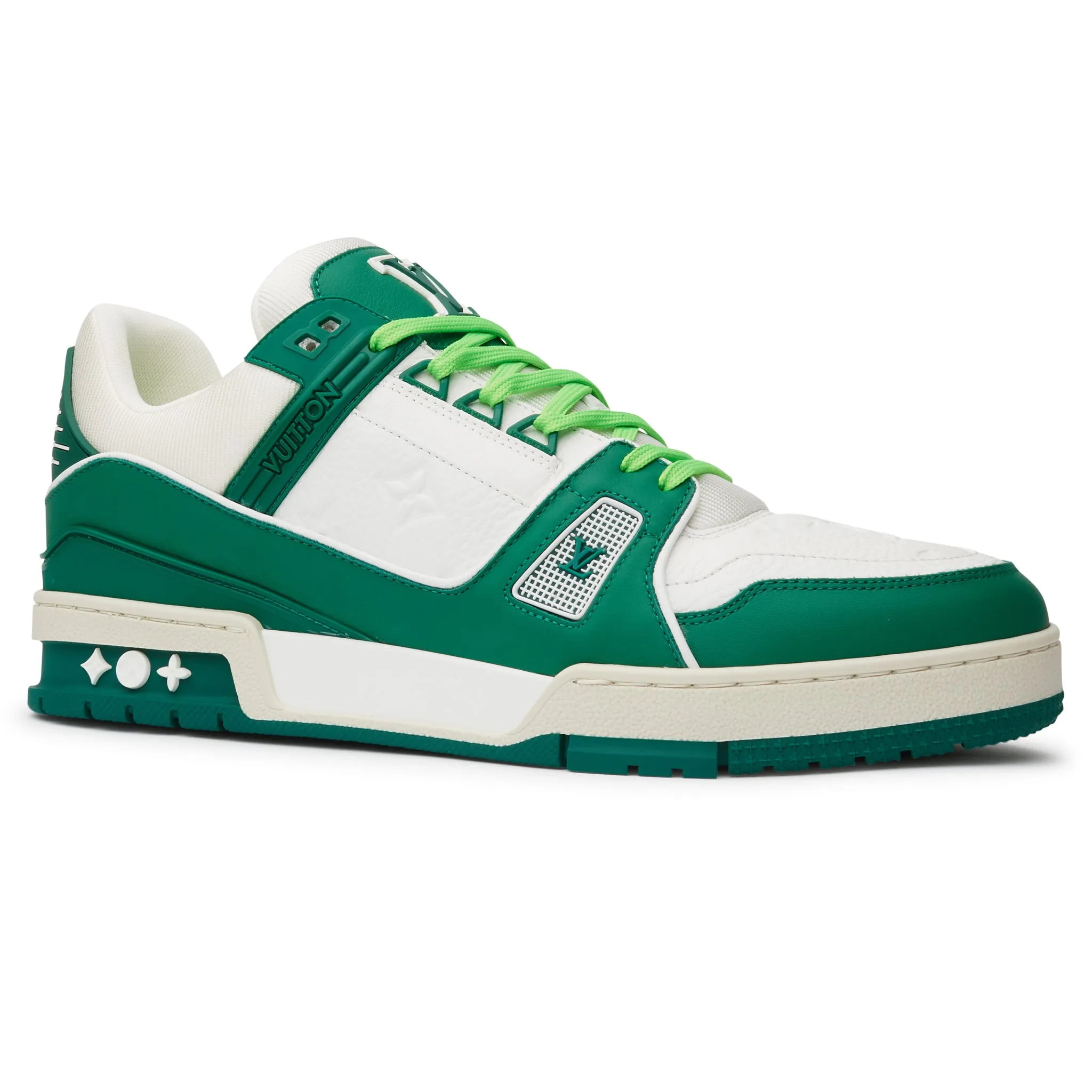 Louis Vuitton LV Trainer White Green Sneaker