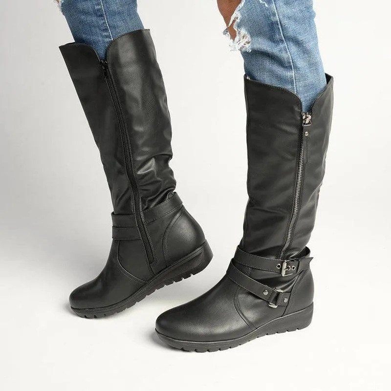 Madison Mandy Long Boot - Black