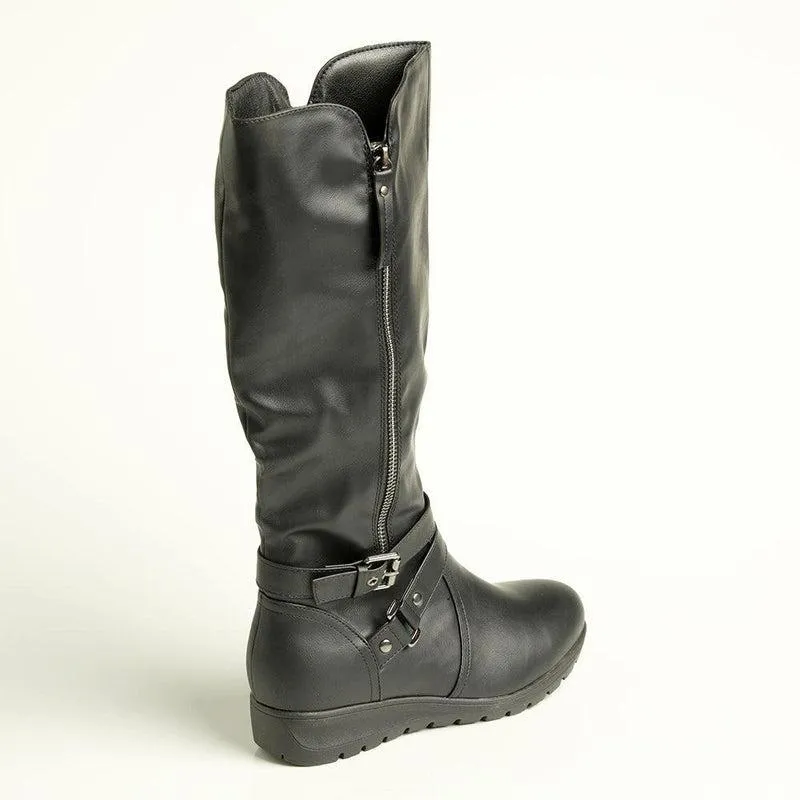 Madison Mandy Long Boot - Black