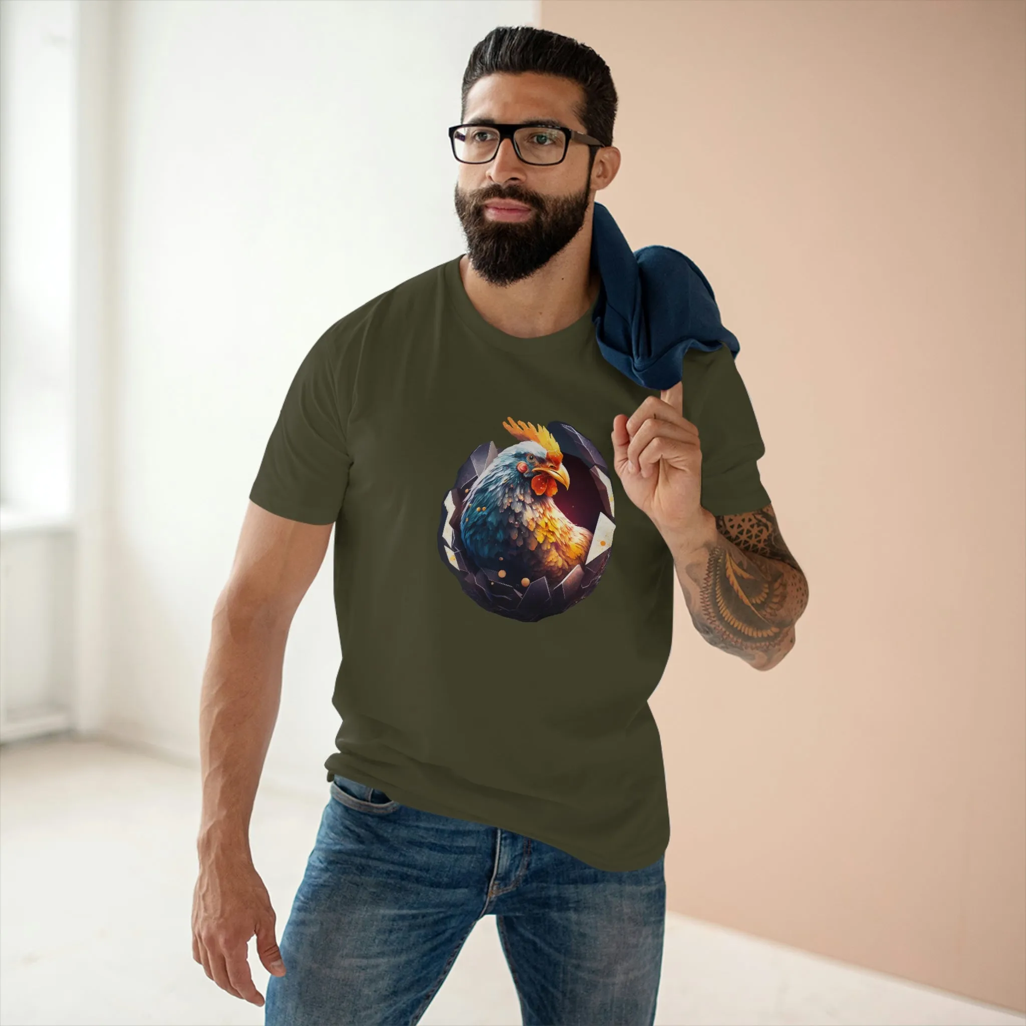 Men's Chicken Bash Crew Neck T-shirt