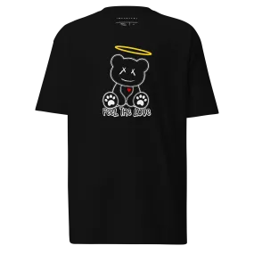 Men’s Slogan And Angel Bear Graphic Tee