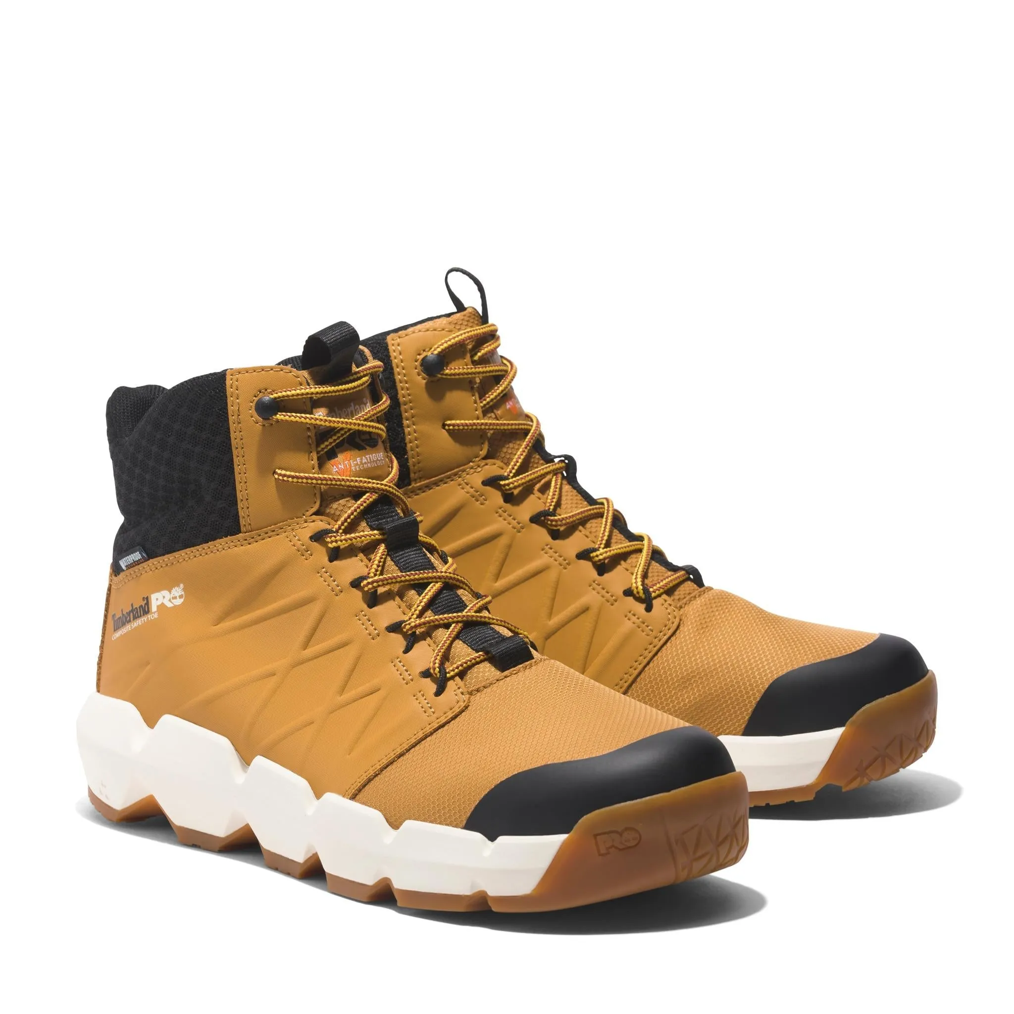 Morphix 6 Inch Composite-Toe Waterproof Work Boot Wheat