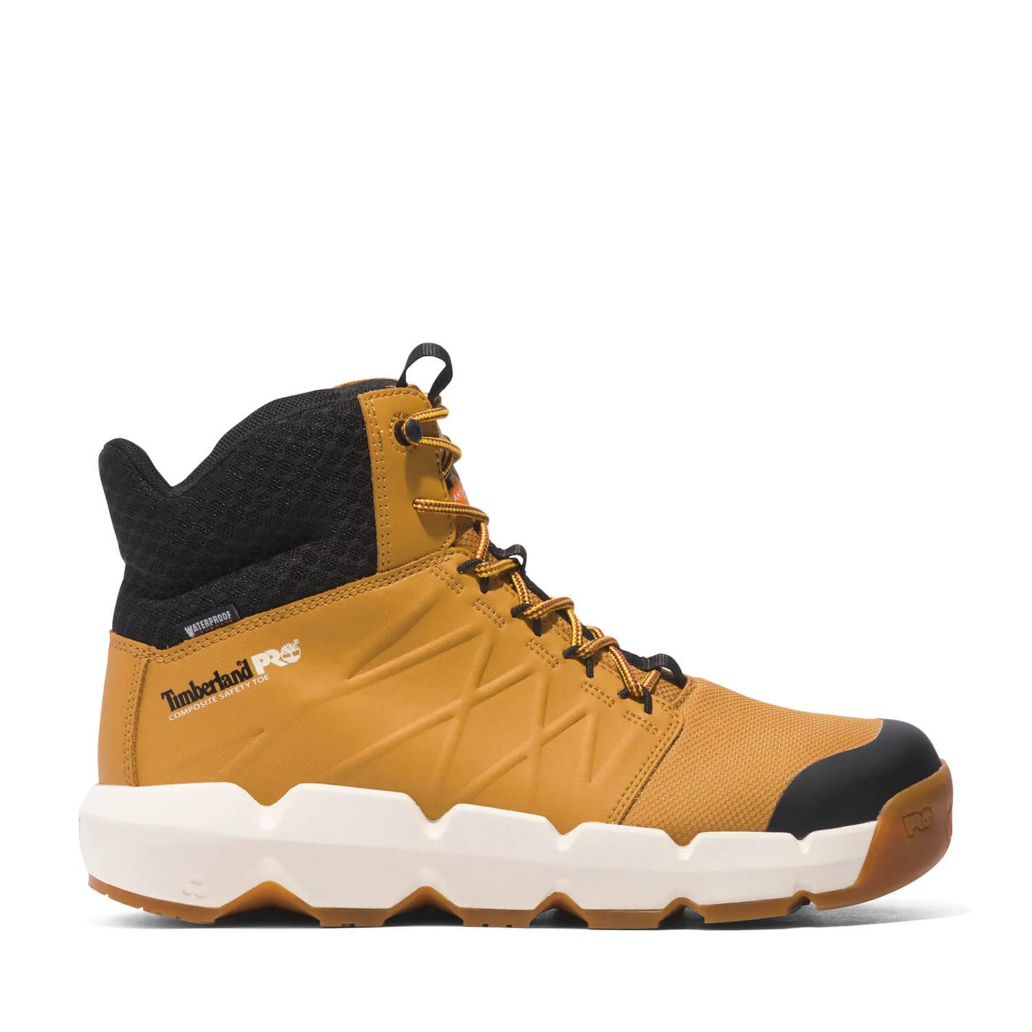 Morphix 6 Inch Composite-Toe Waterproof Work Boot Wheat