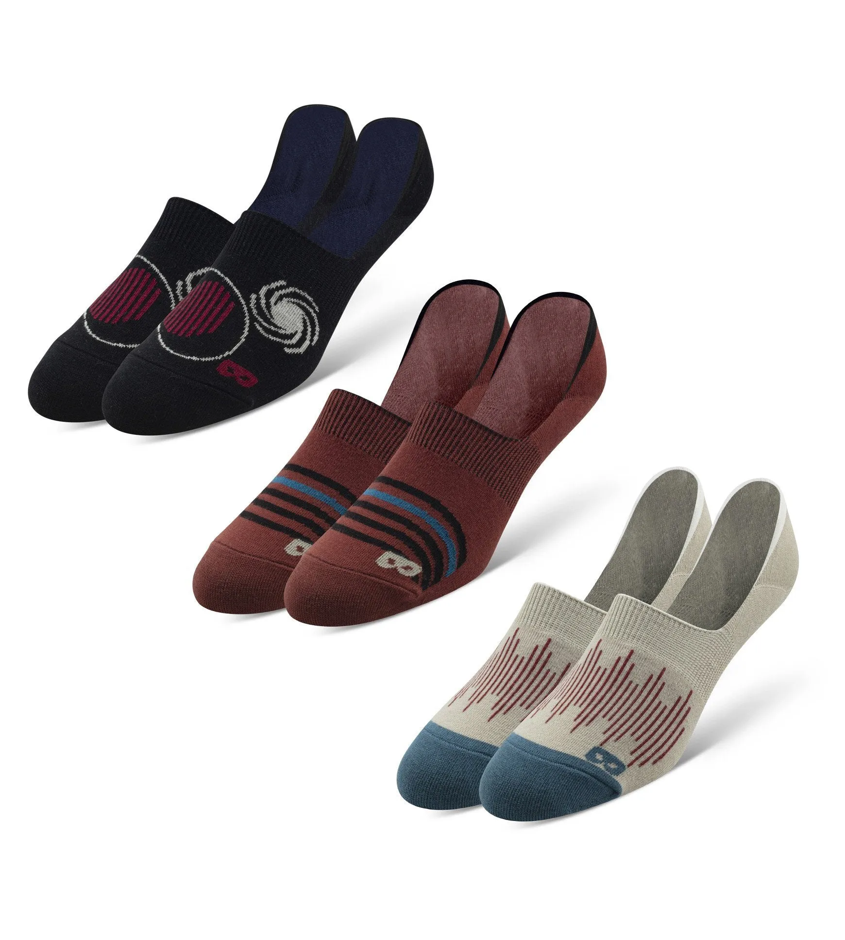 No Show Socks 3 Pack