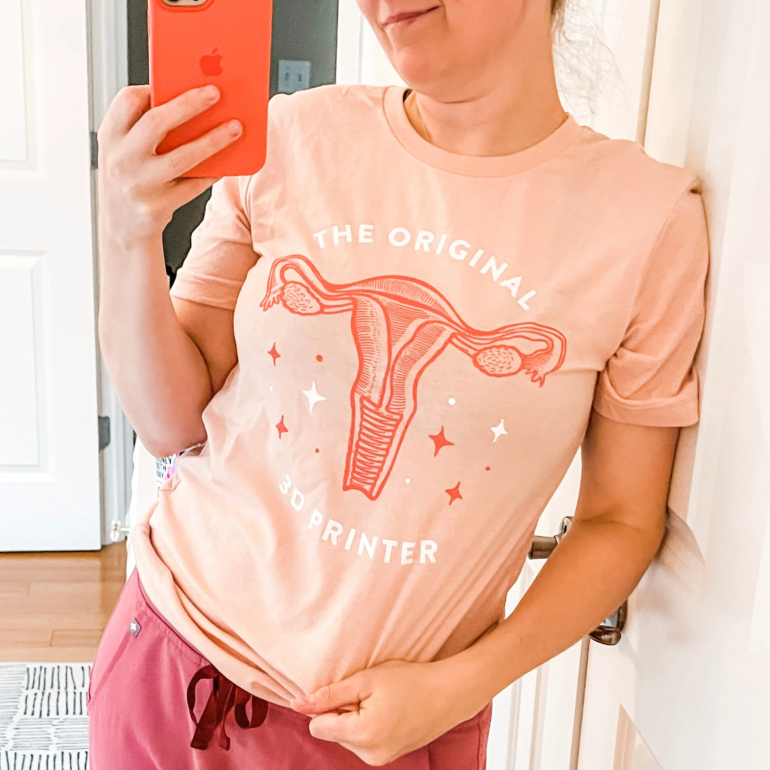 Original 3D Printer Uterus Tee