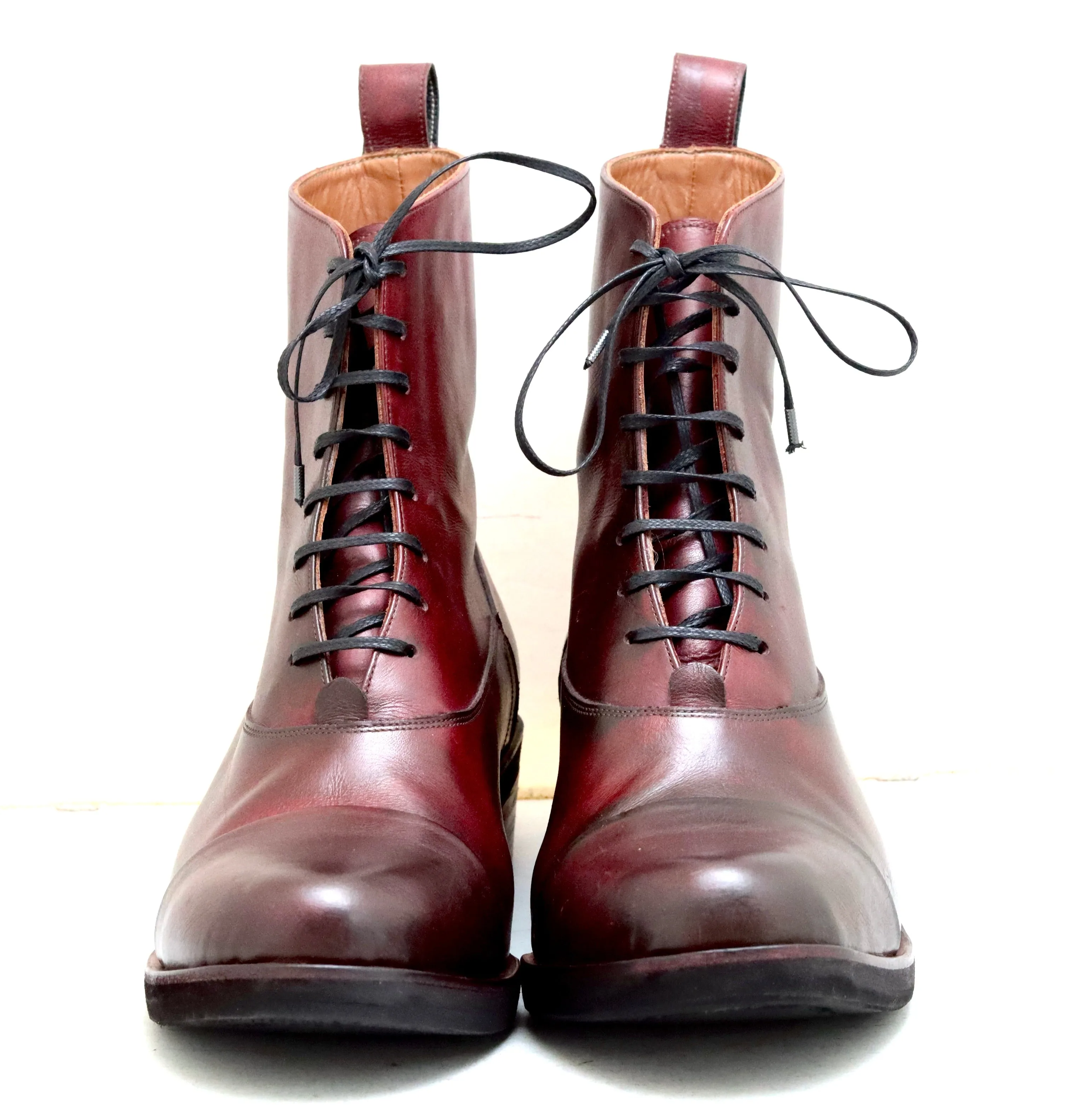 Oxford Boot  |  burgundy  | calf