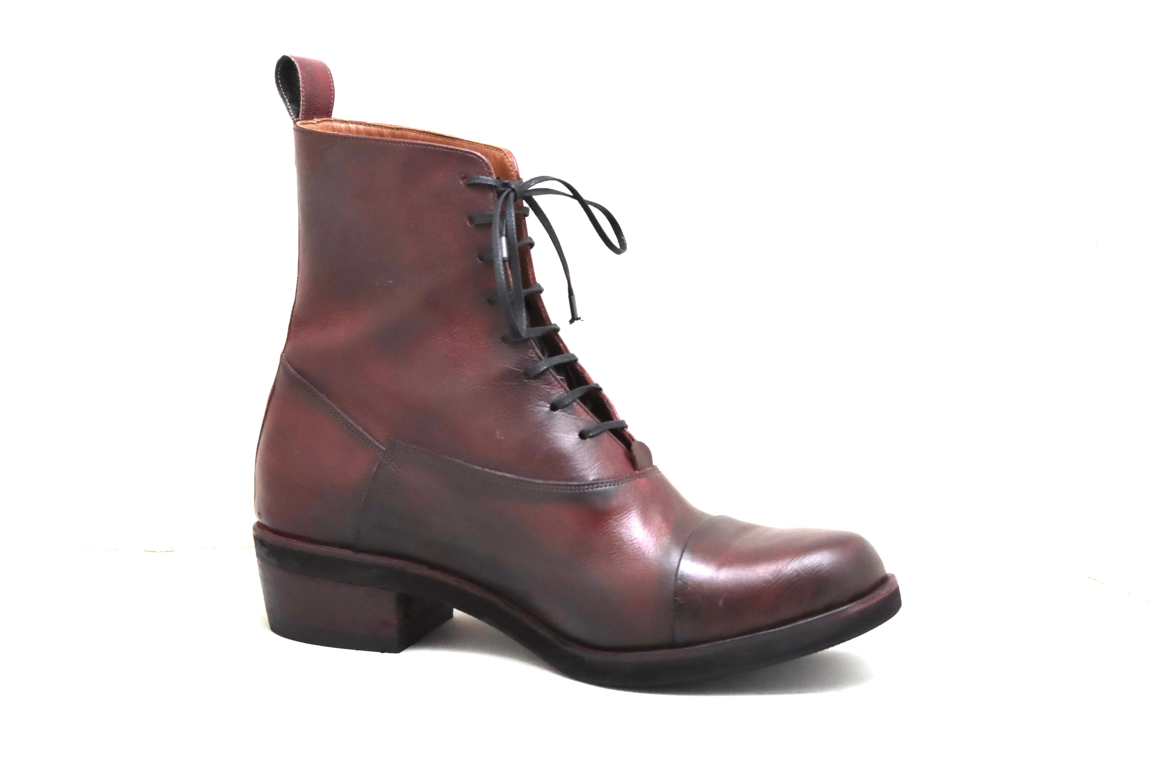 Oxford Boot  |  burgundy  | calf