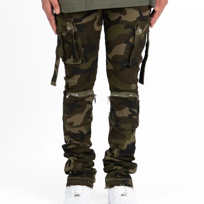 Pheelings “Never Look Back” Camo Flare Jeans