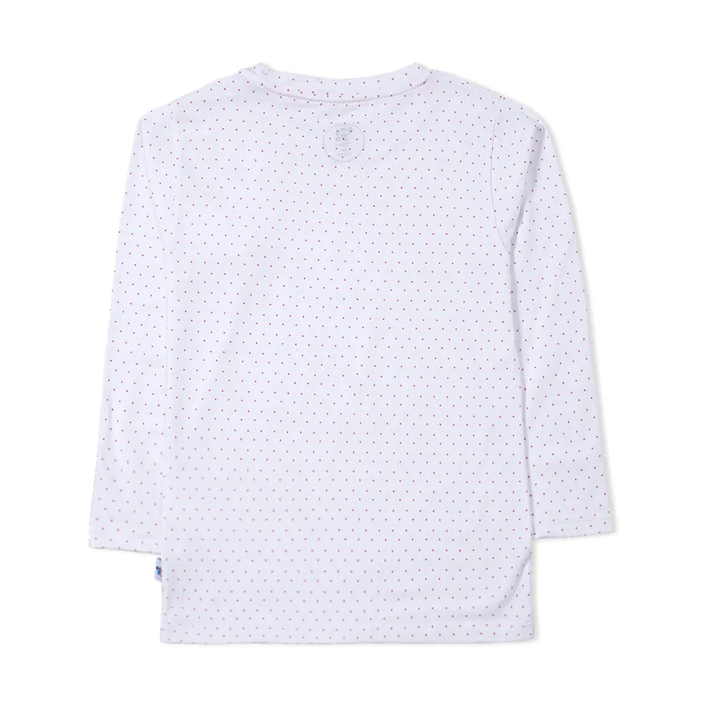 Pink Dots Basic T-Shirt