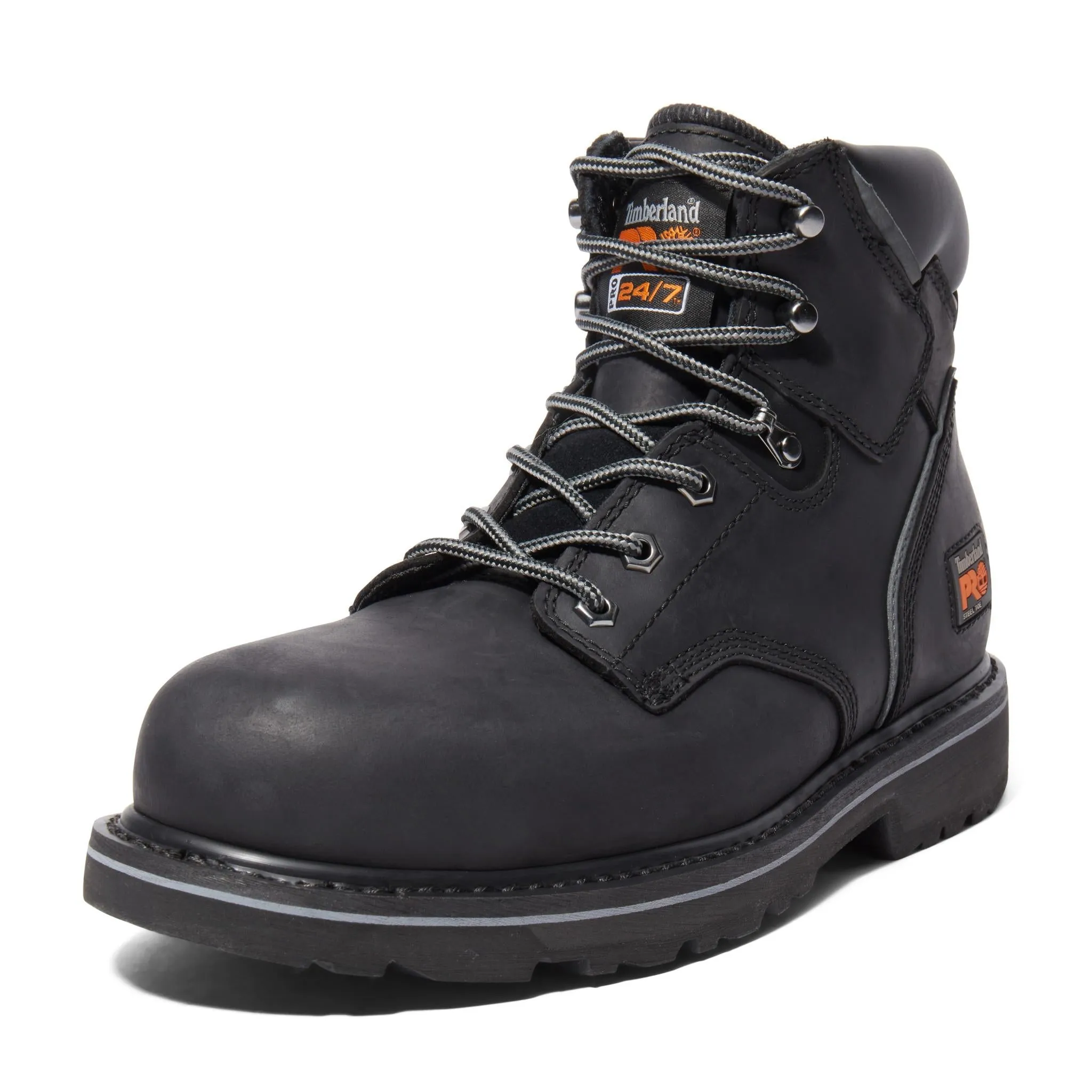 Pit Boss 6 Inch Steel-Toe Work Boot Black