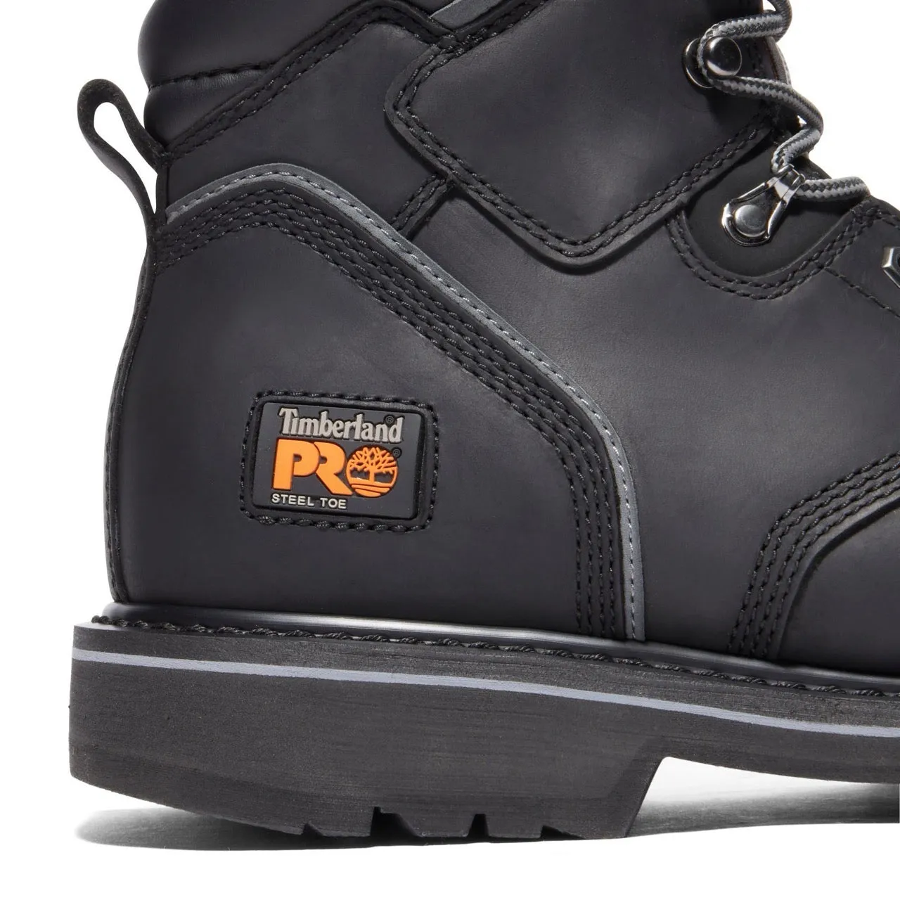 Pit Boss 6 Inch Steel-Toe Work Boot Black