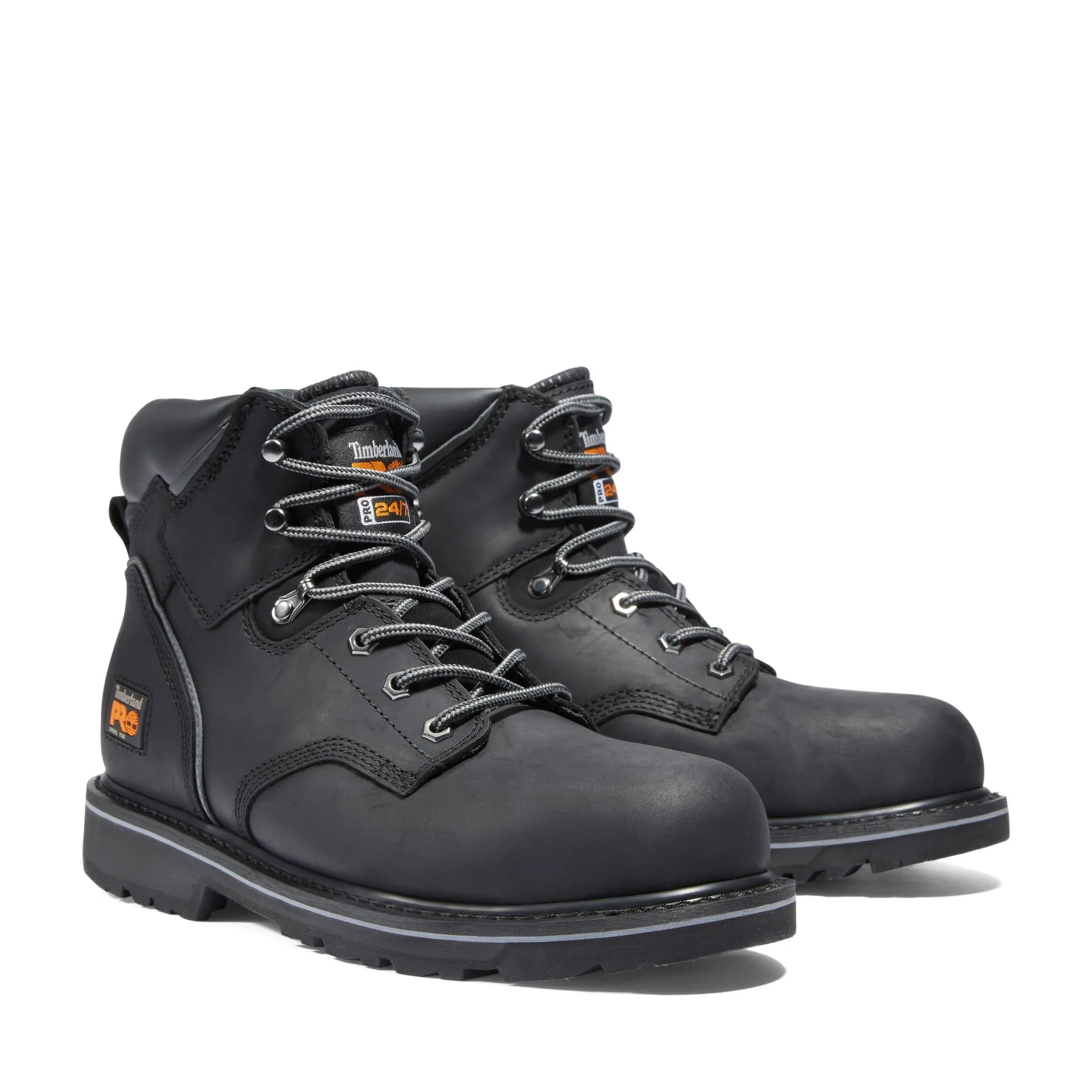 Pit Boss 6 Inch Steel-Toe Work Boot Black