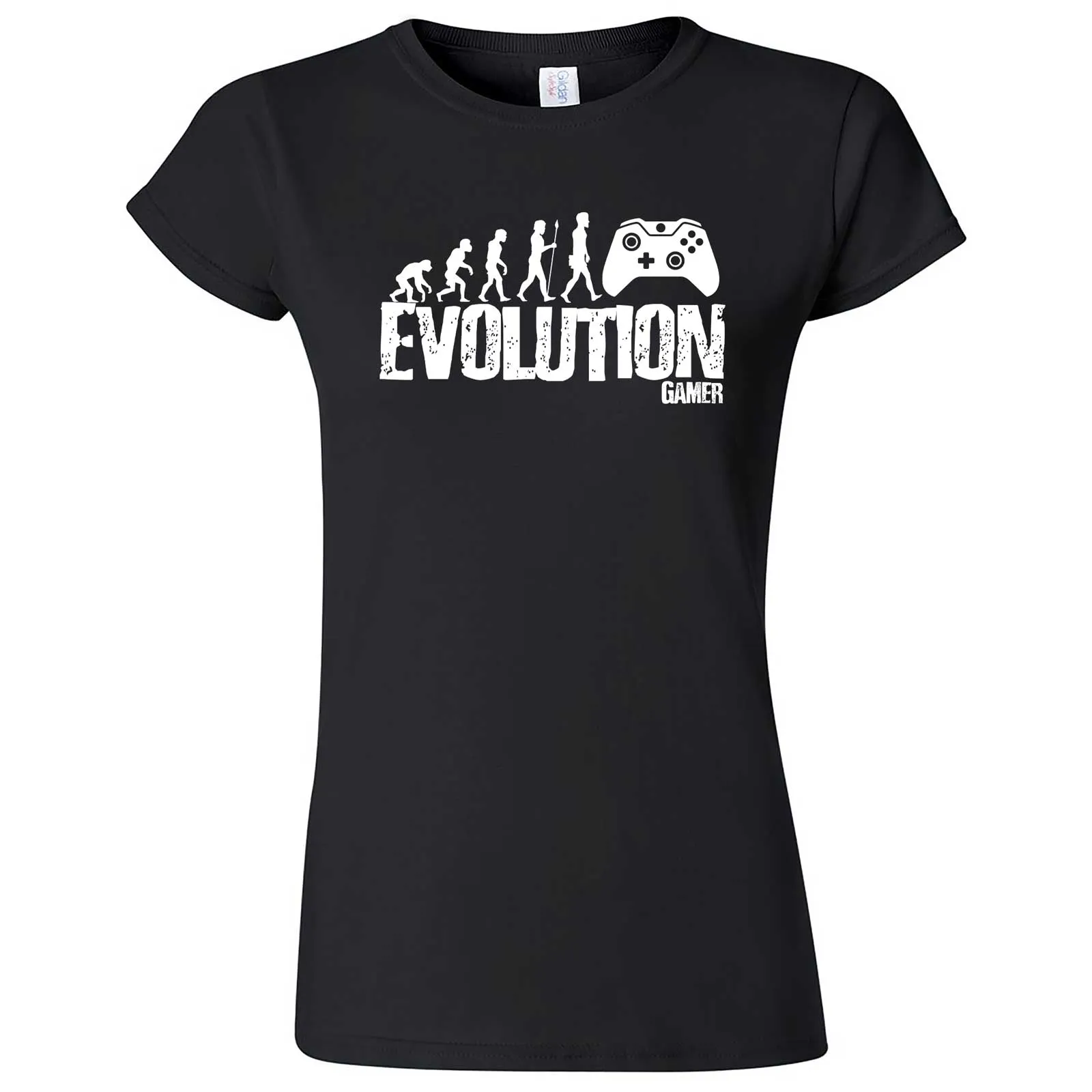 "Evolution of a Gamer" women's t-shirt