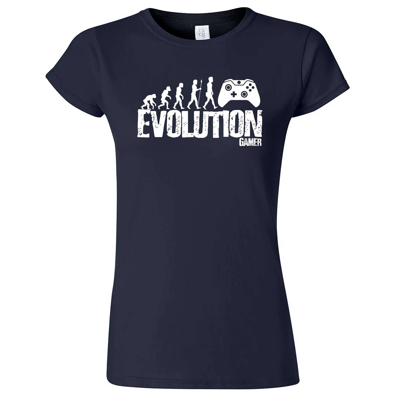 "Evolution of a Gamer" women's t-shirt