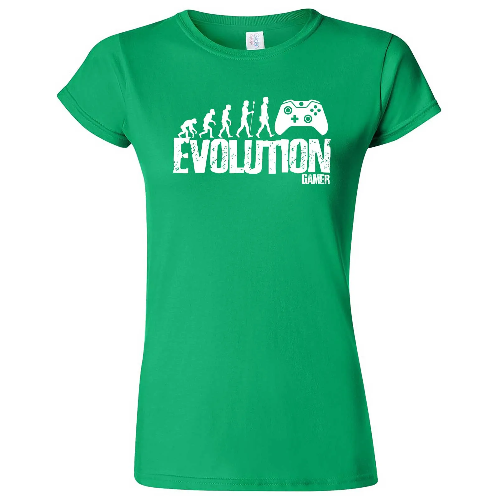 "Evolution of a Gamer" women's t-shirt