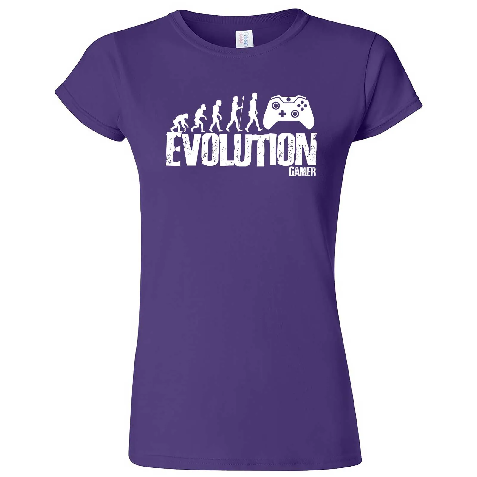 "Evolution of a Gamer" women's t-shirt