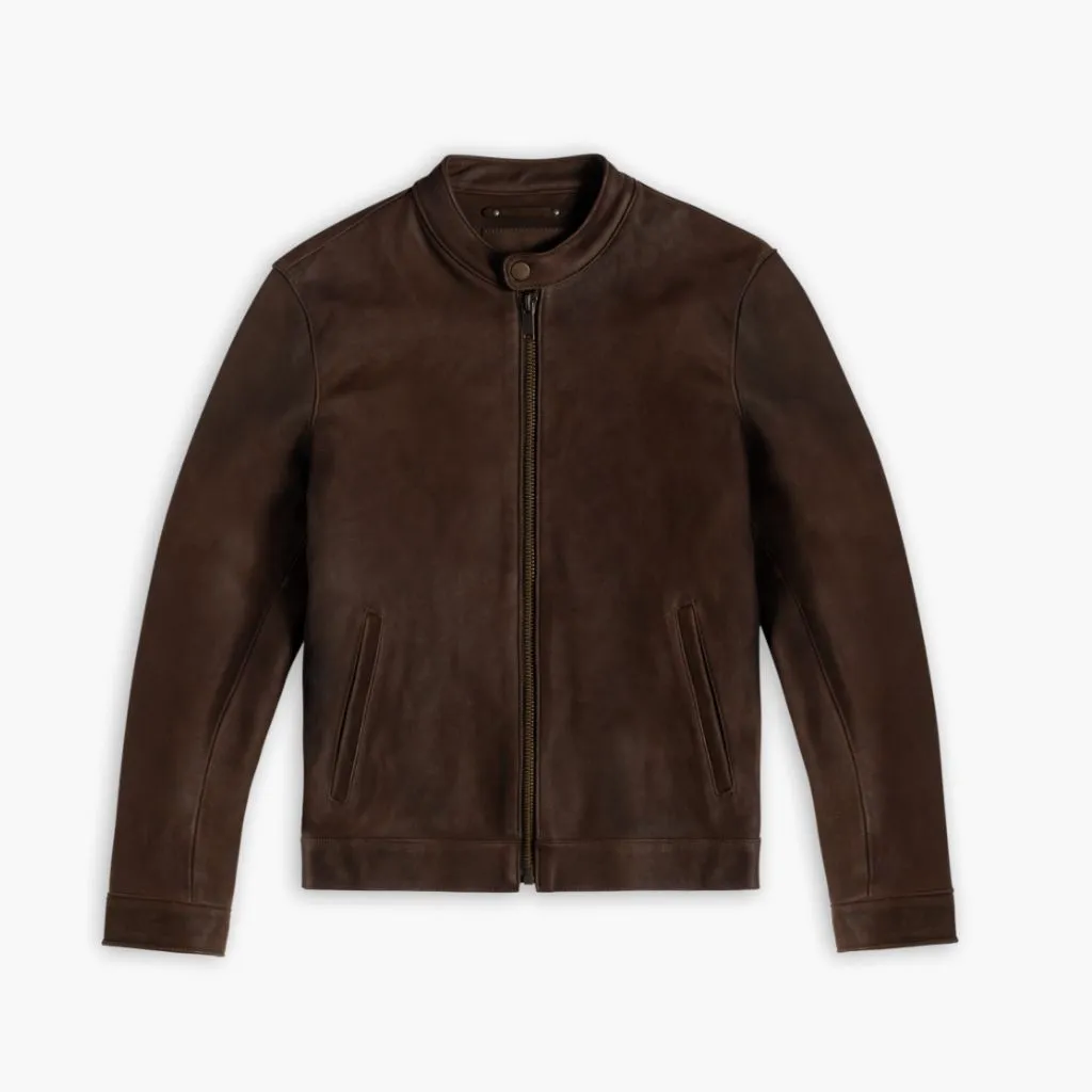 Racer Jacket | Tobacco (Brass Hardware)