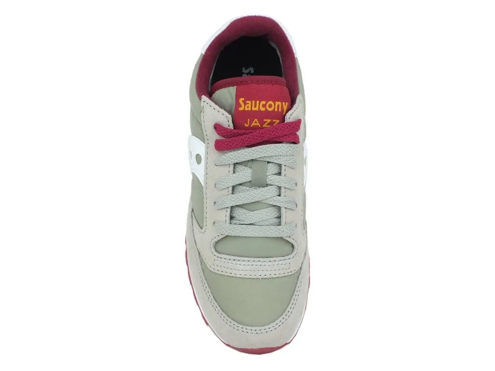 SAUCONY Jazz Original Grey Red 1044-342