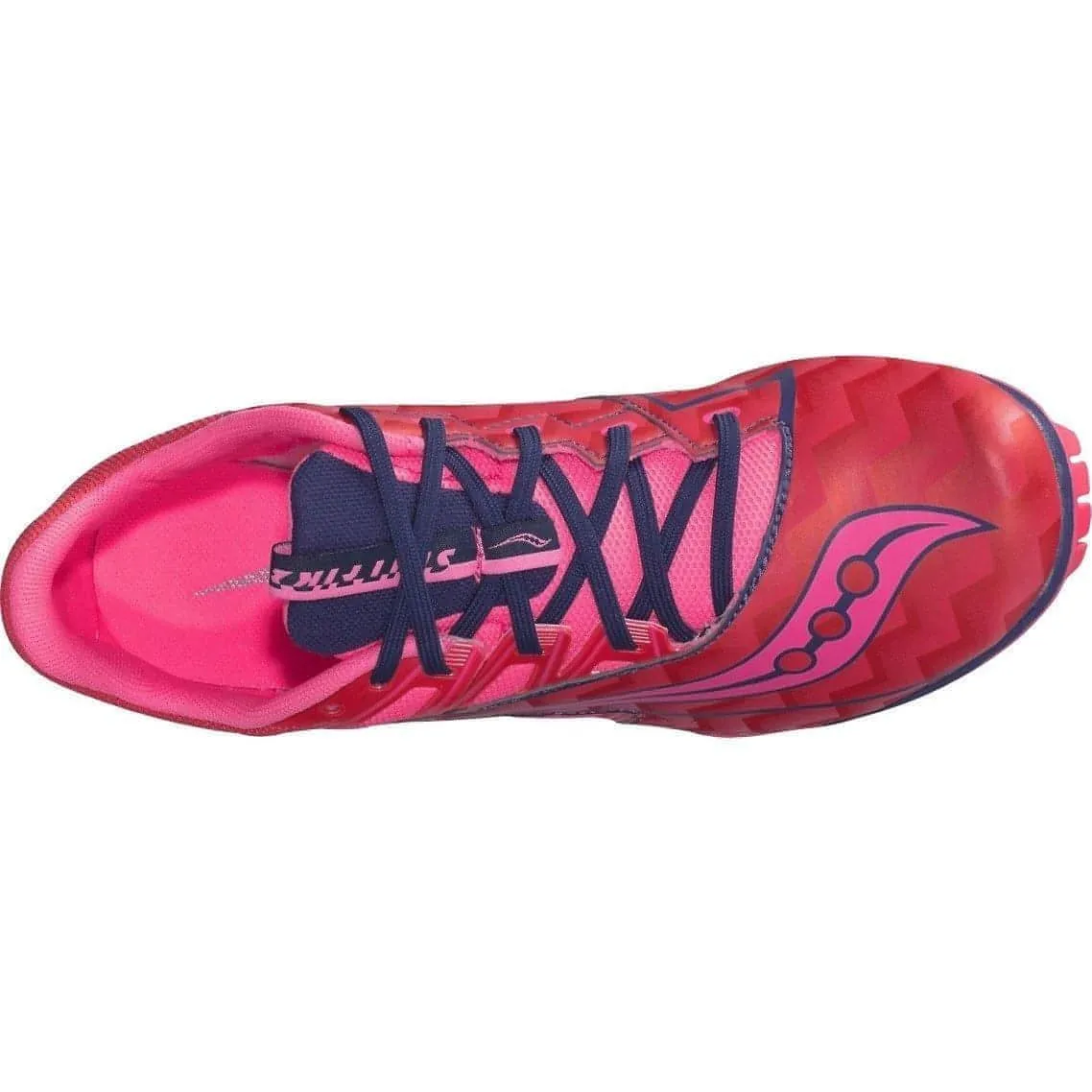 Saucony Spitfire 4 Womens Sprint Running Spikes - Pink